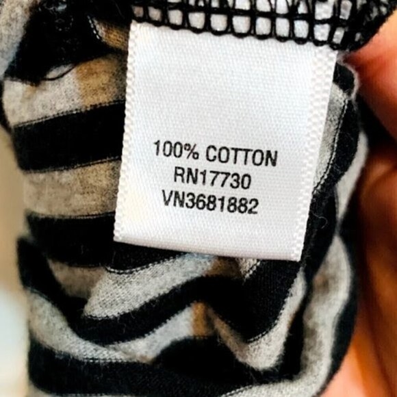 Thakoon Stripe Nautical Short Sleeve Cotton Casual T Shirt - Picture 8 of 8